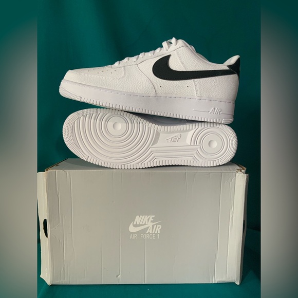 Nike Other - Nike White and Black Air Force 1 07’ Low Top Sneakers, NWT, NIB, Men’s Size 17